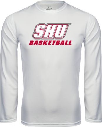 Sacred Heart Performance Longsleeve Shirt Basketball - ONLINE ONLY