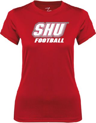 Sacred Heart Ladies Syntrel Performance Tee Football - ONLINE ONLY