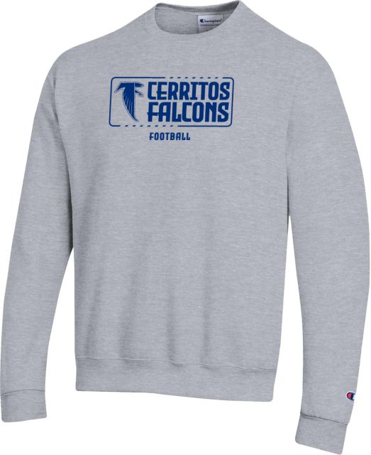 Cerritos College Champion Fleece Crew Cerritos Falcons  Football - ONLINE ONLY