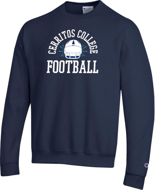 Cerritos College Champion Fleece Crew Cerritos College  Football Design - ONLINE ONLY