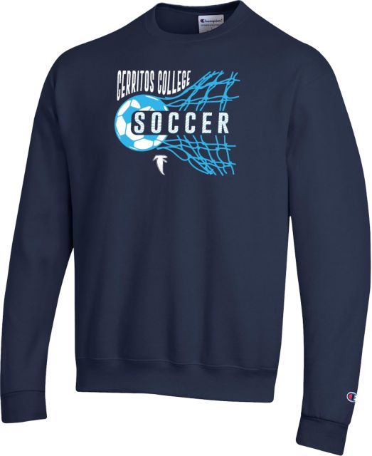 Cerritos College Champion Fleece Crew Cerritos College  Soccer Design - ONLINE ONLY
