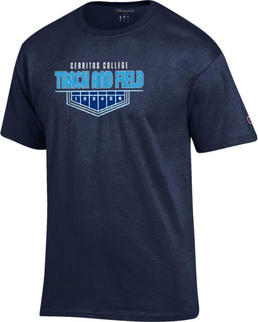 Cerritos College Champion T Shirt Cerritos College  Track and Field Design - ONLINE ONLY