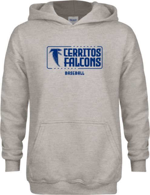 Cerritos College Youth Fleece Hood Cerritos Falcons Baseball - ONLINE ONLY