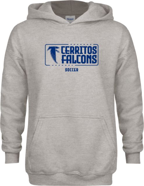 Cerritos College Youth Fleece Hood Cerritos Falcons Socccer - ONLINE ONLY