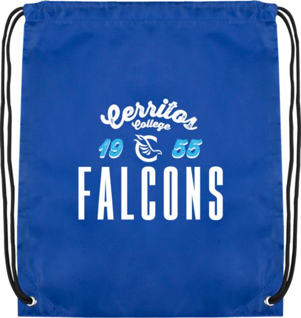 Cerritos College Drawstring Backpack Cerritos College  Falcons Est 1955 - ONLINE ONLY