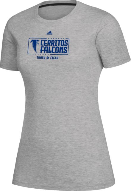 Cerritos College Adidas Womens Creator Performance  Tee Cerritos Falcons Track and Field - ONLINE ONLY