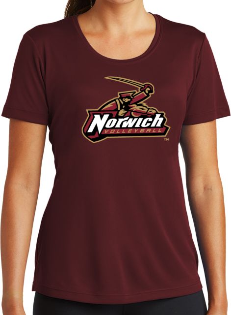 Norwich Womens Performance Short Sleeve Tee Volleyball - ONLINE ONLY