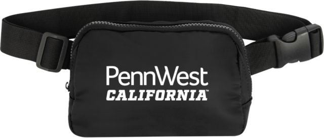 Cal U PA Anywhere Belt Bag PennWest California Wordmark Stacked - ONLINE ONLY