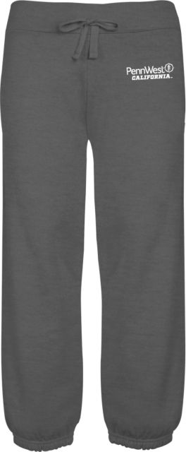 Cal U PA ENZA Womens Banded Fleece Capri PennWest California Logo - ONLINE ONLY