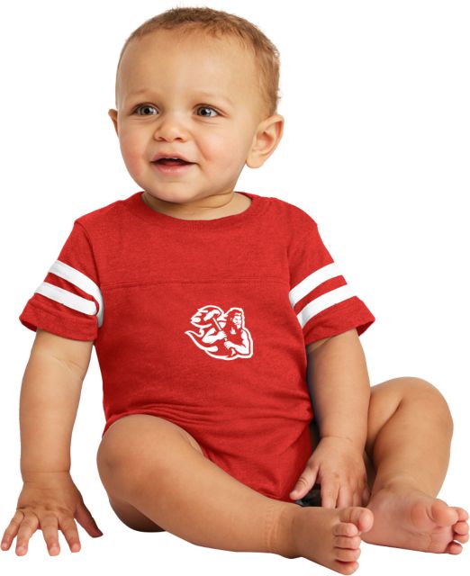 Cal U PA Vintage Red Jersey Bodysuit California Vulcan Mascot - ONLINE ONLY