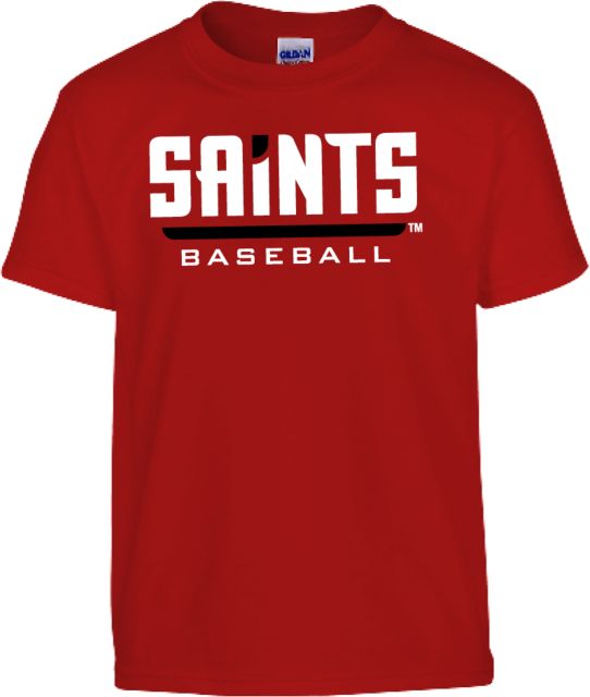 D Youville Youth T Shirt Saints Baseball Wordmark
