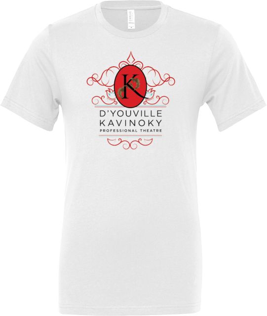 D Youville Bella + Canvas Jersey Cotton T Shirt D Youville Kavinoky Professional Theatre - ONLINE ONLY