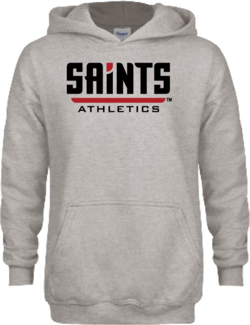 D Youville Youth Fleece Hood Saints Athletics Wordmark