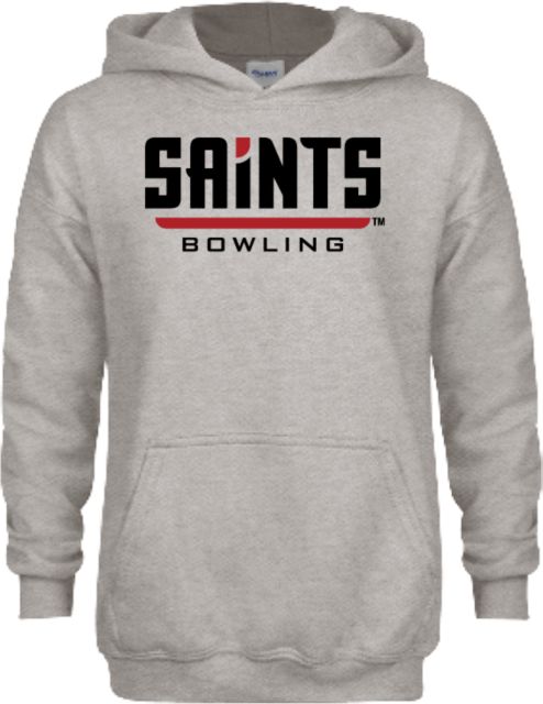 D Youville Youth Fleece Hood Saints Bowling Wordmark
