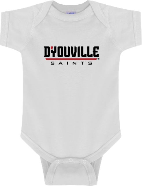 D Youville Infant Bodysuit D Youville Saints Flat Wordmark