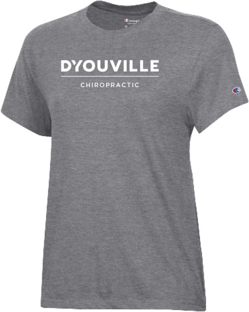 D Youville Champion Womens Core Short Sleeve Tee D Youville Chiropractic