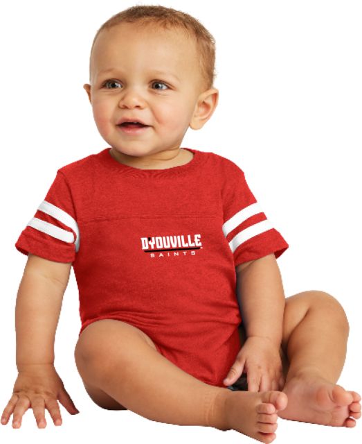 D Youville Vintage Jersey Bodysuit D Youville Saints Flat Wordmark