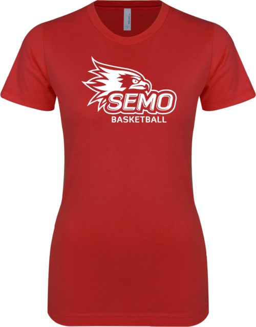 Southeast Missouri Bookstore Next Level Ladies SoftStyle Junior Fitted Tee Basketball - ONLINE ONLY