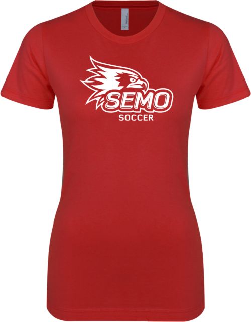 Southeast Missouri Bookstore Next Level Ladies SoftStyle Junior Fitted Tee Soccer - ONLINE ONLY
