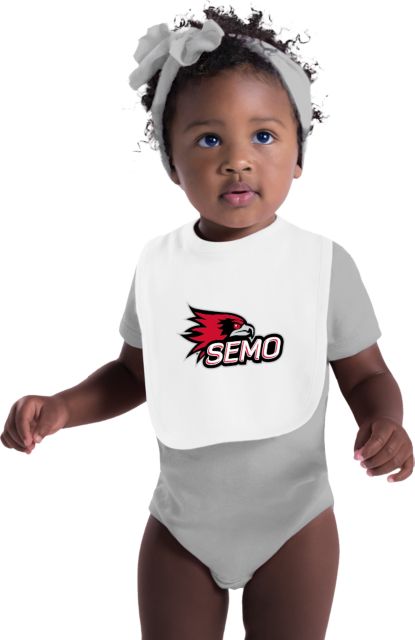 Southeast Missouri Bookstore Baby Bib SEMO Logo for Vinyl - ONLINE ONLY