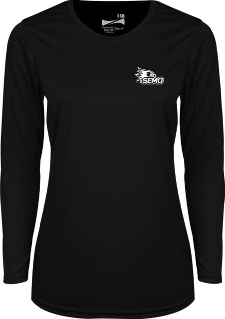 Southeast Missouri Bookstore Ladies Syntrel Performance Longsleeve Shirt SEMO Logo for Vinyl - ONLINE ONLY