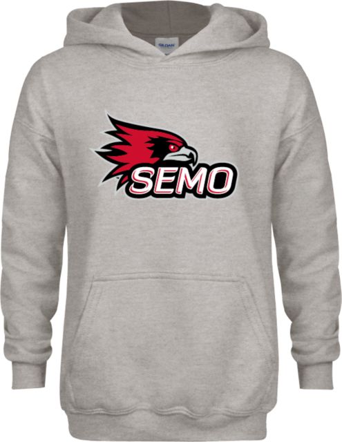 Southeast Missouri Bookstore Youth Fleece Hood SEMO Logo - ONLINE ONLY