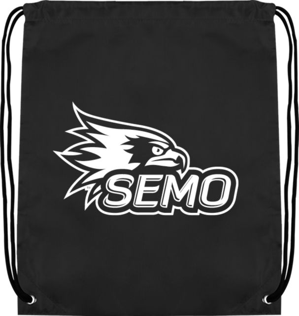 Southeast Missouri Bookstore Drawstring Backpack SEMO Logo - ONLINE ONLY