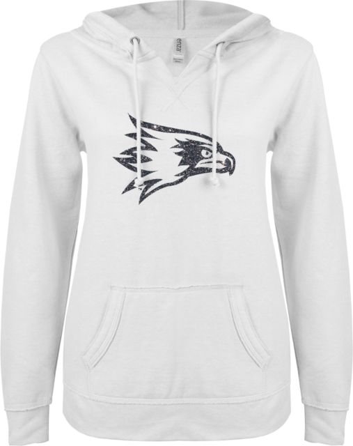 Southeast Missouri Bookstore ENZA Ladies V Notch Raw Edge Fleece Hoodie F Soft Glitter - ONLINE ONLY
