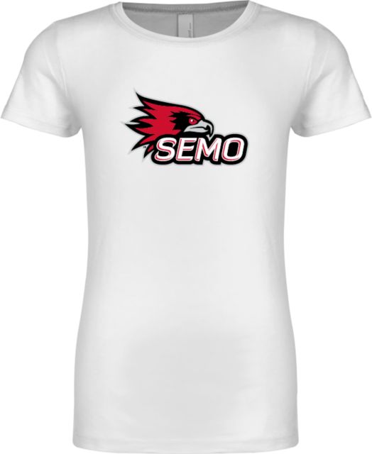 Southeast Missouri Bookstore Next Level Girls Fashion Fit T Shirt SEMO Logo for Vinyl - ONLINE ONLY