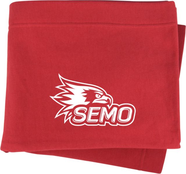Southeast Missouri Bookstore Sweatshirt Blanket SEMO Logo - ONLINE ONLY