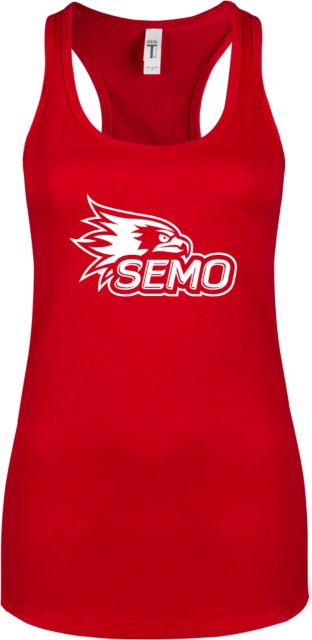 Southeast Missouri Bookstore Next Level Ladies Ideal Racerback Tank SEMO Logo - ONLINE ONLY