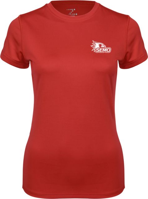 Southeast Missouri Bookstore Ladies Syntrel Performance Tee SEMO Logo for Vinyl - ONLINE ONLY