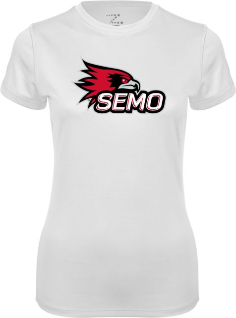 Southeast Missouri Bookstore Ladies Syntrel Performance Tee SEMO Logo - ONLINE ONLY