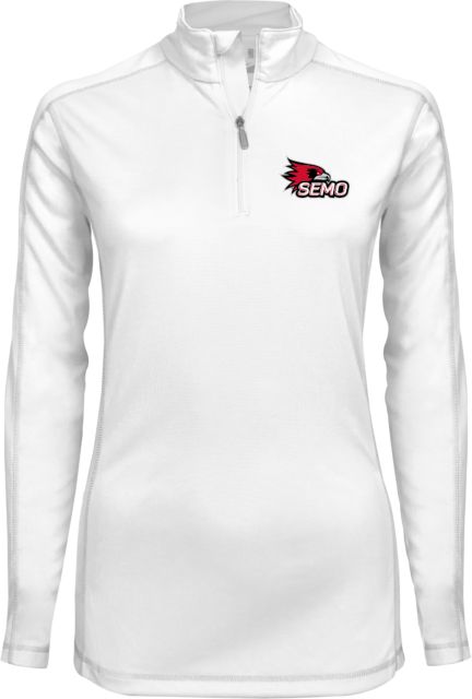 Southeast Missouri Bookstore Ladies Syntrel Interlock 1/4 Zip SEMO Logo for Vinyl - ONLINE ONLY