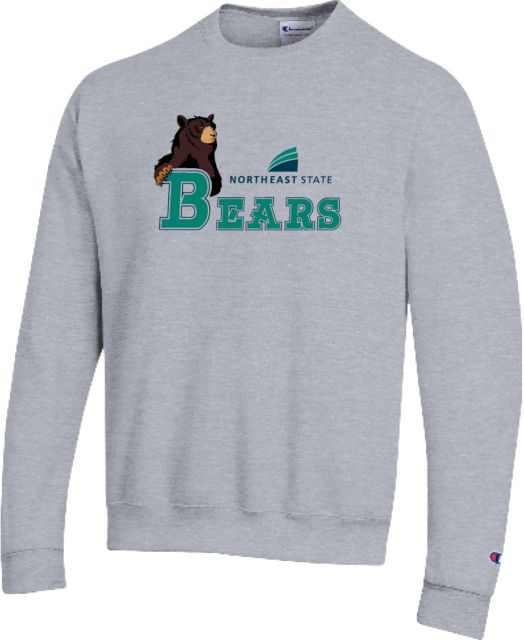 Northeast State Champion Fleece Crew Northeast State Bears with Mascot - ONLINE ONLY