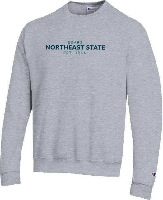 Northeast State Champion Fleece Crew Northeast State Bears Est 1966 Design - ONLINE ONLY