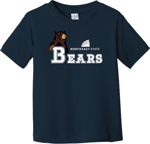 Northeast State Toddler T Shirt Northeast State Bears with Mascot - ONLINE ONLY