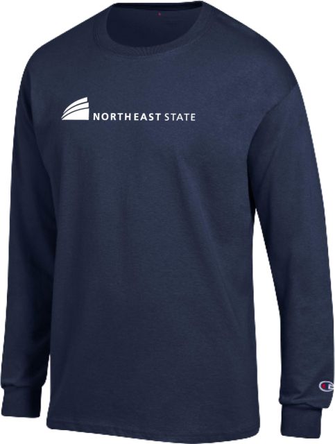 Northeast State Champion Long Sleeve T Shirt Northeast State with Icon Flat - ONLINE ONLY