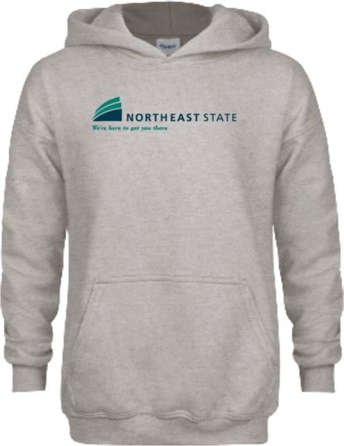 Northeast State Youth Fleece Hood Northeast State with Tagline Flat - ONLINE ONLY