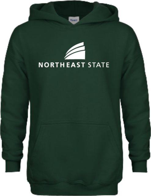 Northeast State Youth Fleece Hoodie Northeast State with Icon Stacked - ONLINE ONLY