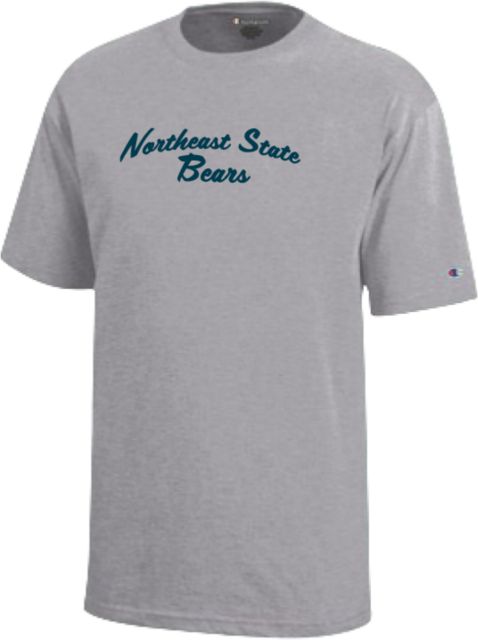 Northeast State Champion Youth Short Sleeve Tee Script Northeast State Bears Design - ONLINE ONLY