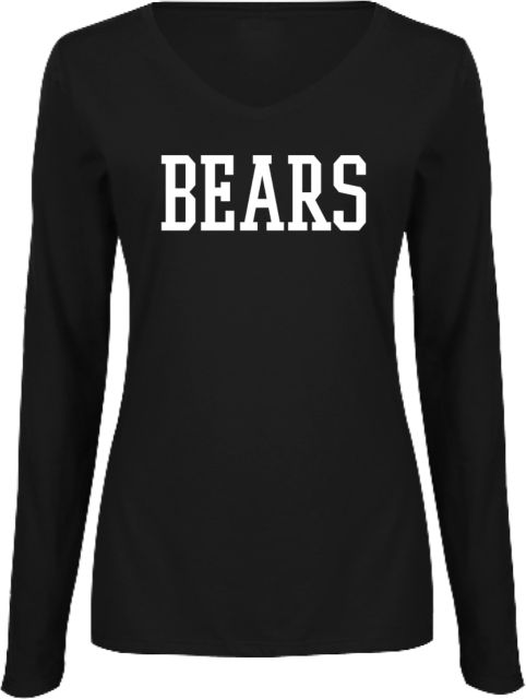 Northeast State Womens Long Sleeve V Neck Tee  Northeast State Bears - ONLINE ONLY