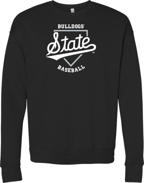 Mississippi State Bella + Canvas Fleece Crew Mississippi State Bulldogs Baseball Plate