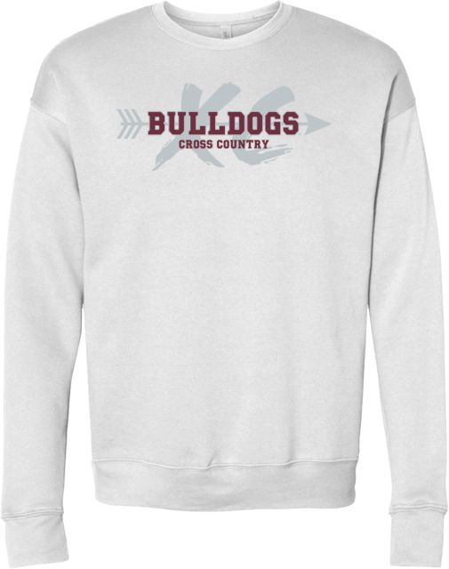 Mississippi State Bella + Canvas Fleece Crew Mississippi State Bulldogs Cross Country XC