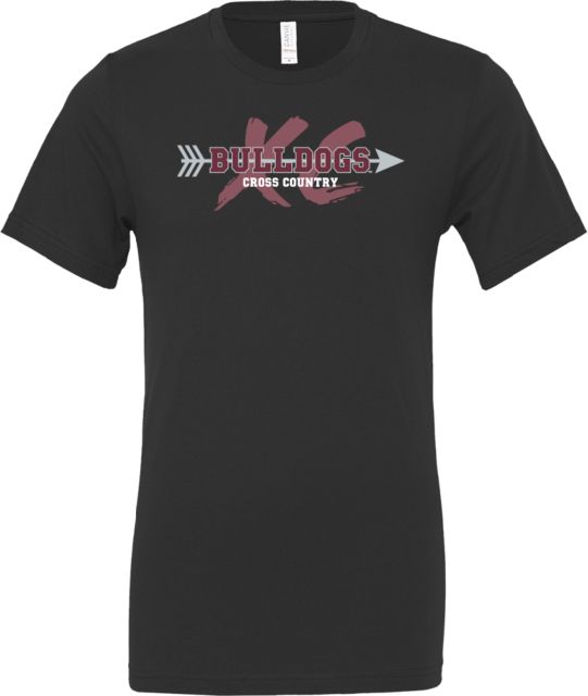 Mississippi State Bella + Canvas Jersey Cotton T Shirt Mississippi State Bulldogs Cross Country XC
