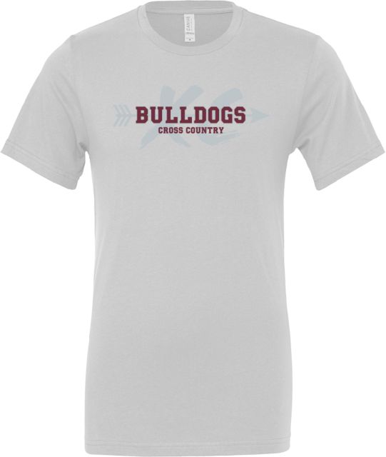 Mississippi State Bella + Canvas Jersey Cotton T Shirt Mississippi State Bulldogs Cross Country XC