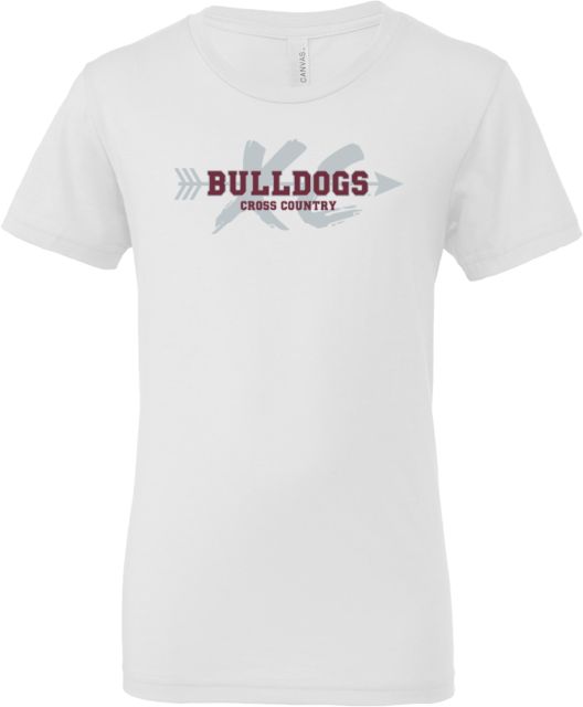 Mississippi State Bella + Canvas Youth Jersey T Shirt Mississippi State Bulldogs Cross Country XC
