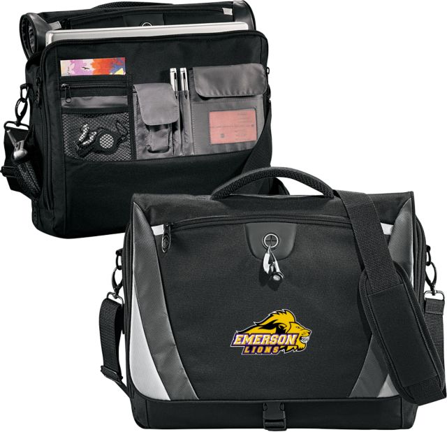 Emerson Slope Computer Messenger Bag Emerson Lions Athletics Wordmark - ONLINE ONLY