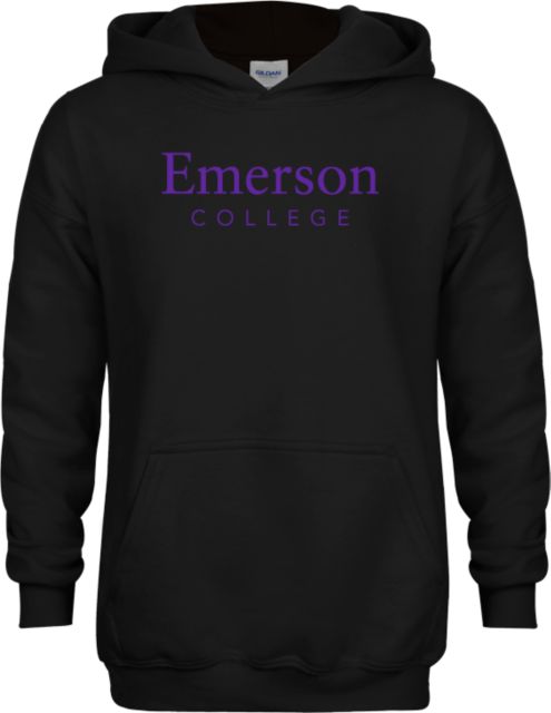 Emerson Youth Fleece Hoodie Emerson College Wordmark - ONLINE ONLY