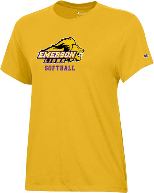 Emerson Champion Womens Core Short Sleeve Tee Emerson Lions Athletic Mark - Softball - ONLINE ONLY